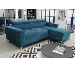 Rohová sedacia súprava Mildred Premium P modrá