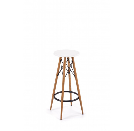 Barová stolička H68, biela