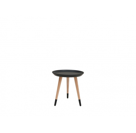 stôl LAWA 024 (TXL024) čierny/bukový prírodný (TX058/TX002)