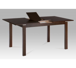 Jedálenský stôl rozkladací 120+30x80 cm, farba orech