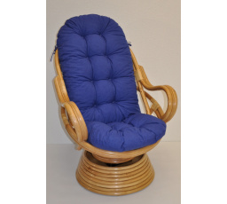 Vankúš na kreslo Swivel modré zvýraznenia