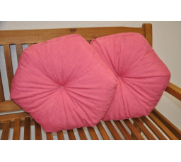 Súprava vankúšov hviezda malina 2 kusy