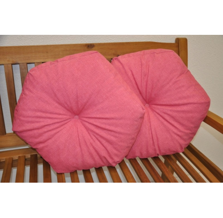 Súprava vankúšov hviezda malina 2 kusy