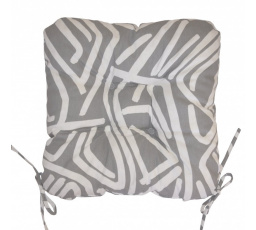 Sedák UNI látka šedobiela mozaika