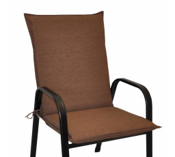 Vankúš na kreslo z tahokovu UNI - hnedá látka