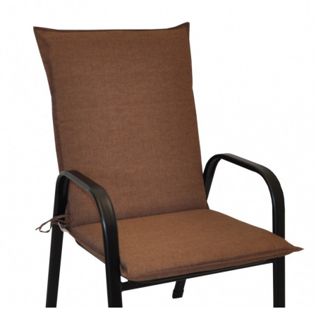 Vankúš na kreslo z tahokovu UNI - hnedá látka