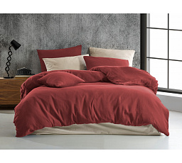 Francúzske mušelínové obliečky vínové 220x200