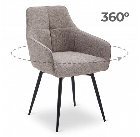 Otočná stolička LARISA Cappuccino