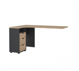 Stolová doska Sigal 582 sivá/jackson hickory