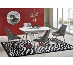 Jedálenský stôl PALERMO, biely