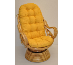 Poduška na kreslo Swivel žltý melír