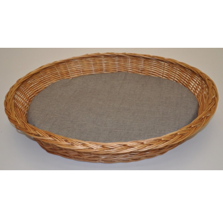 Oválna vŕbová posteľ - veľkosť L