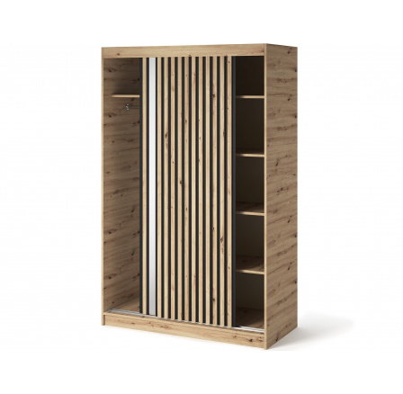 Skriňa Emerio II Dub Artisan 120x204