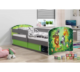 1 POSCHODIE POKLOPU RÁM GRAFITOVÁ NÁLEPKA DŽUNGĽA 80 X 160 KS