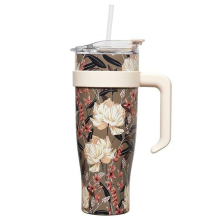 Termohrnček s uchom Fleur 1,2l béžový Termohrnček s uchom Fleur 1,2l béžový