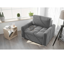 Kreslo VERONA 105 cm - sivá