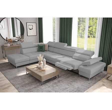 ROHOVÁ POHOVKA GALAXY RELAX S USB 225x350 CM LIMITOVANÁ PRÍRODNÁ KOŽA (ODTIENE POPOLA) - RÝCHLE ODOSLANIE ROHOVÁ POHOVKA GALAXY RELAX S USB 225x350 CM LIMITOVANÁ PRÍRODNÁ KOŽA (ODTIENE POPOLA) - RÝCHLE ODOSLANIE