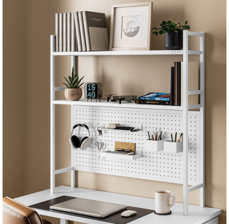 Kovový nadstavec na stôl JENNY, 950 x 980 x 220 mm, biely Kovový nadstavec na stôl JENNY, 950 x 980 x 220 mm, biely