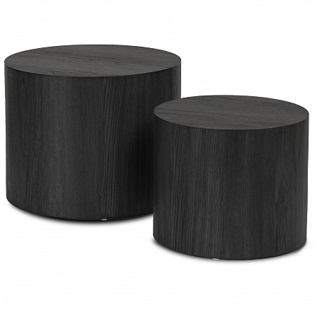 Sada stolíkov LEILA Čierna