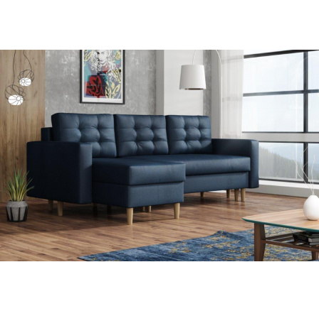 Rohová sedacia súprava Anabel UNI modrá