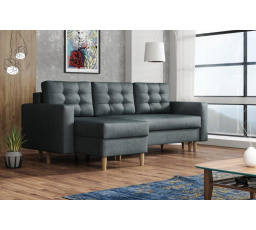 Rohová sedacia súprava Anabel UNI sivá