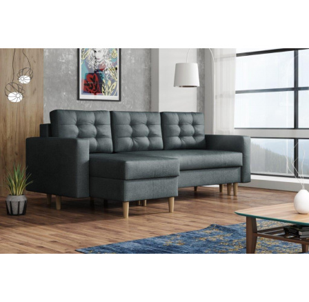 Rohová sedacia súprava Anabel UNI sivá