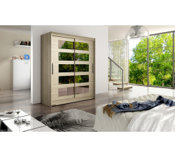 Šatní skriňa WENTURA V, Dub sonoma