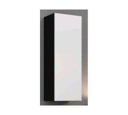 Vitrína VIGO 90 full - čiernobiela