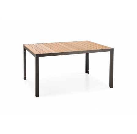 Jedálenský stôl FIERRO, hnedý / čierny