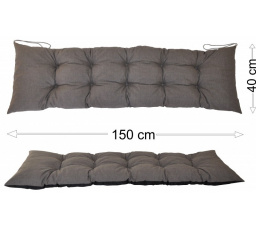 Podsedák 150x40 sivý melír