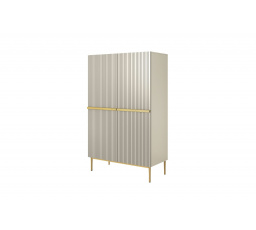 Komoda Nicole, kašmír/zlaté nohy