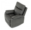 Polohovací křeslo, šedá, látka vintage, TV-4092 GREY3