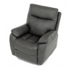 Polohovací křeslo, šedá, látka vintage, TV-4092 GREY3