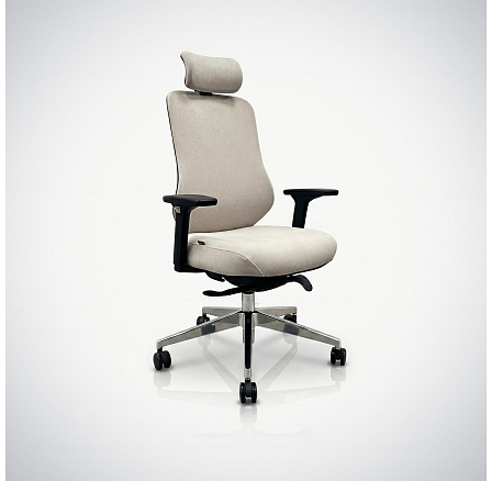 Ergonomická kancelárska stolička svetlo béžová AXIS