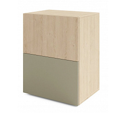 Komoda SALSA SL8, Dub piškótový/Eukalyptus/Salsa