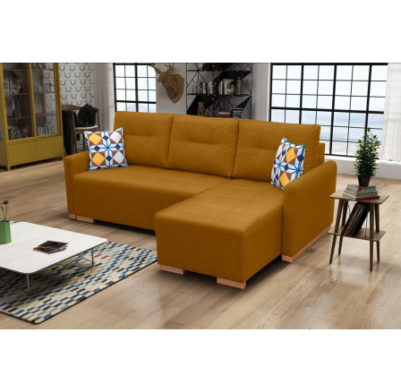 Rohová sedacia súprava Padova P žltá