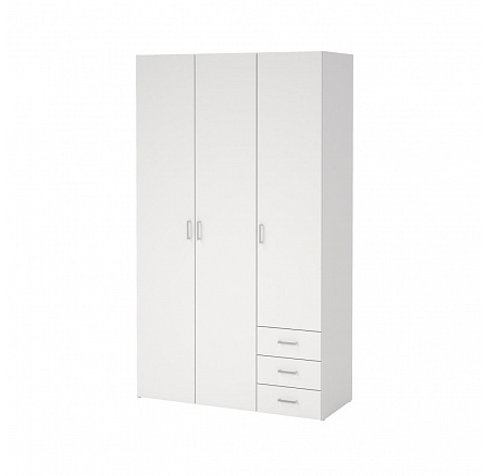 Šatní skriňa SID 3d3s (70409), Biela Šatní skriňa SID 3d3s (70409), Biela