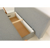 Sedacia súprava MELANIE DE LUX RETRO - látka DARK GRAY PW 14/ nohy buk (Mania de luxe RETRO)kolekcia "FN" (K250-Z)