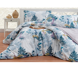 Francúzske obliečky Satén 220x220, 70x90cm Wood grey