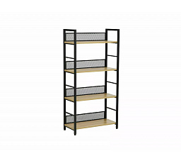 Regál RAW R4, Dub/Čierna