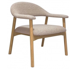 Kreslo Addi béžové/dub Monza 60