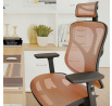 Ergonomické kancelárske herné kreslo Basic, čierno-oranžová
