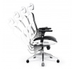 Ergonomické kancelárske herné kreslo Basic, bielo-čierne