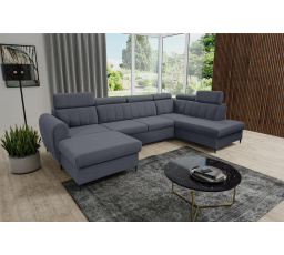 Pohovka Faria XL U ľavá sivá