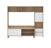 TV stena Nerea 320, jackson hickory/biely lesk