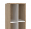 Regál SIGAL 587, Jackson hickory/Biela