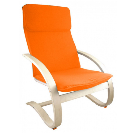 Relaxačné kreslo oranžové Relaxačné kreslo oranžové