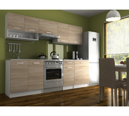 Kuchynská linka Luigi II 240/180 dub sonoma