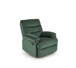 Polohovacie kreslo DRAGER, Tmavozelená