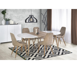 Jedálenský stôl EDWARD, biely